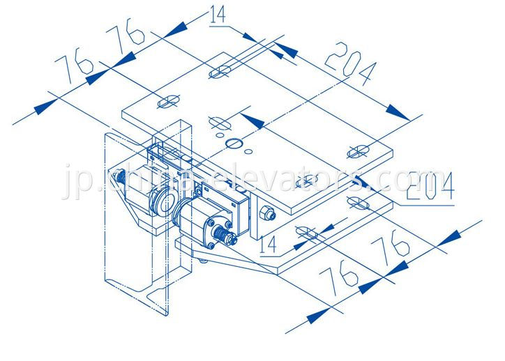 RCD-1 Electromagnetic Rail Clamping Device for Elevators